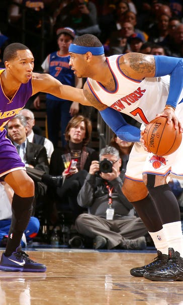 Carmelo Anthony scores 31 points to lead Knicks over Lakers